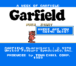 Garfield no Isshukan (Japan) (En)